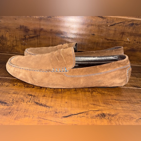Elegant Tan Suede Loafers for Men main image 2